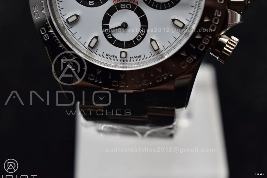 And 904L SS 4130 Daytona 116500 Clean Case White Bracelet Dial V3 0524